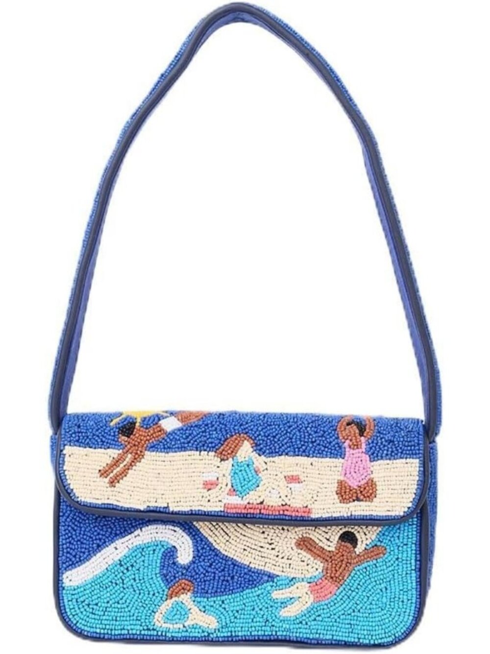 Handmade Beaded Beach Shoulder Bag | Stylish Evening Purse for Women